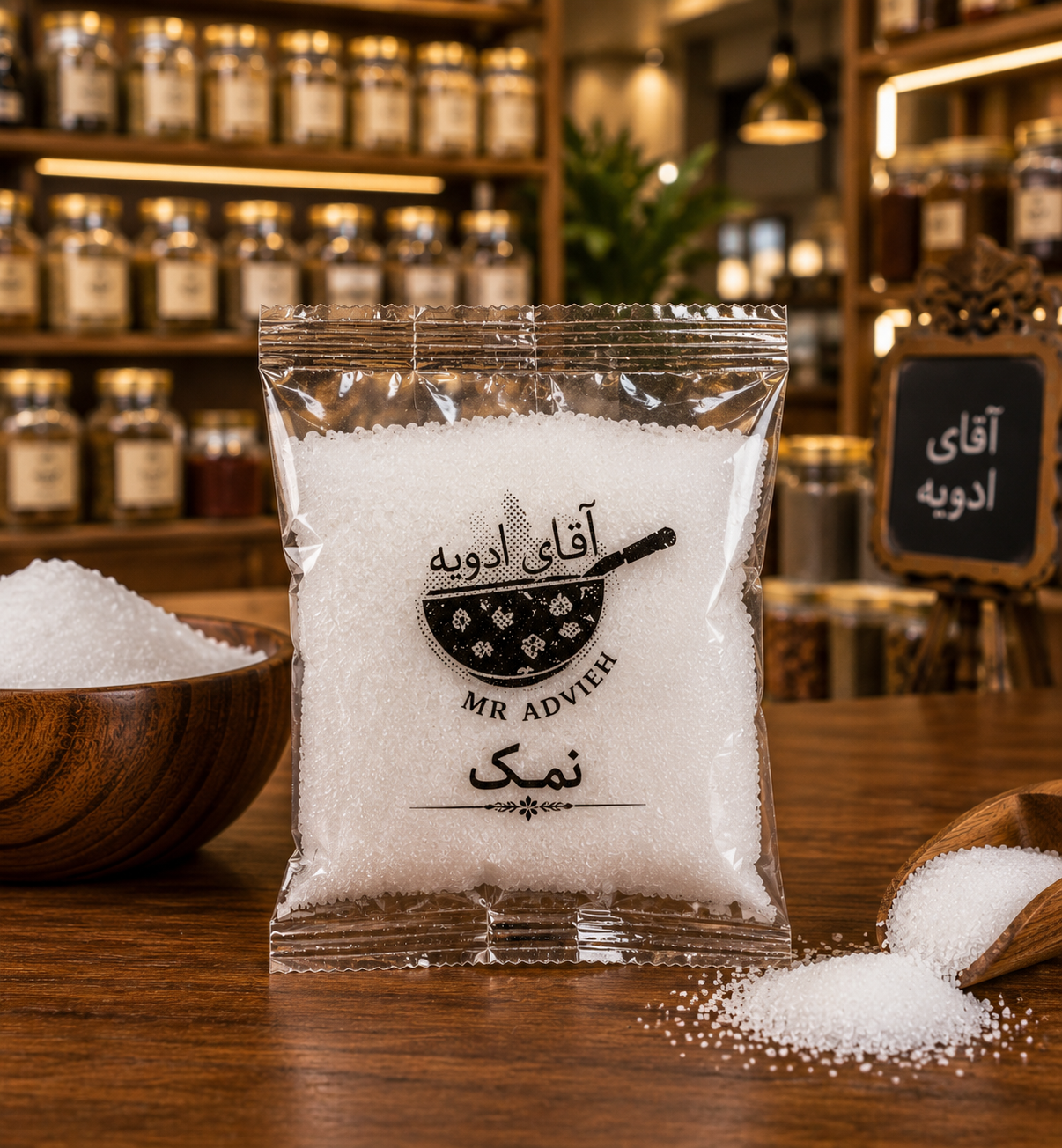 نمک بسته بندی تک نفره🧂