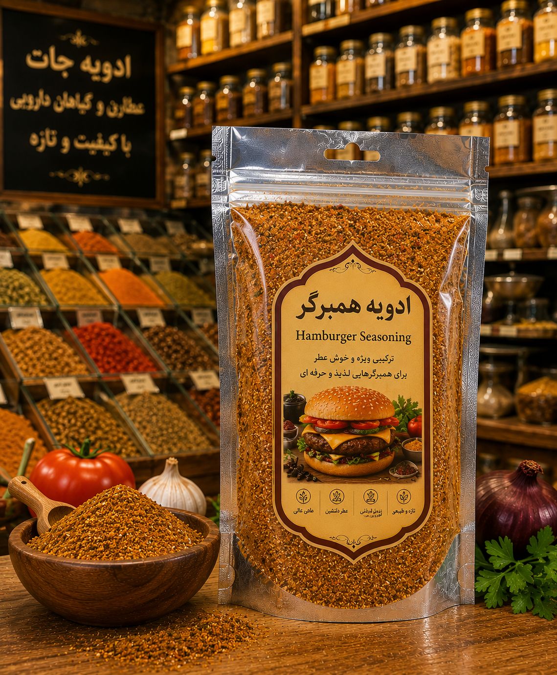 ادویه همبرگر اعلا