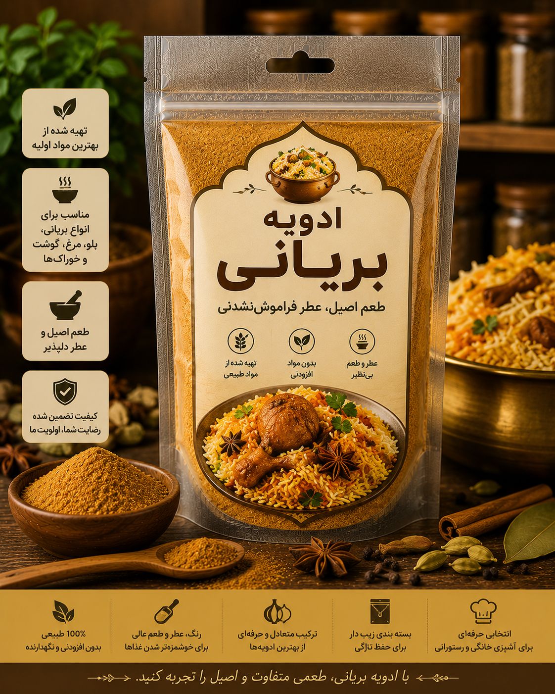 ادویه بریانی اعلا