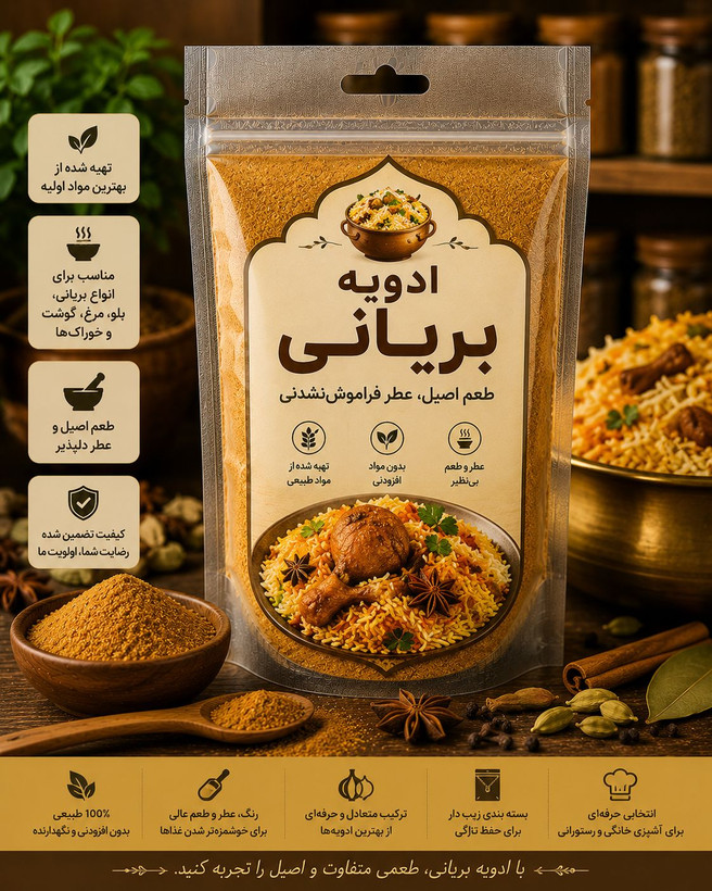 ادویه بریانی اعلا