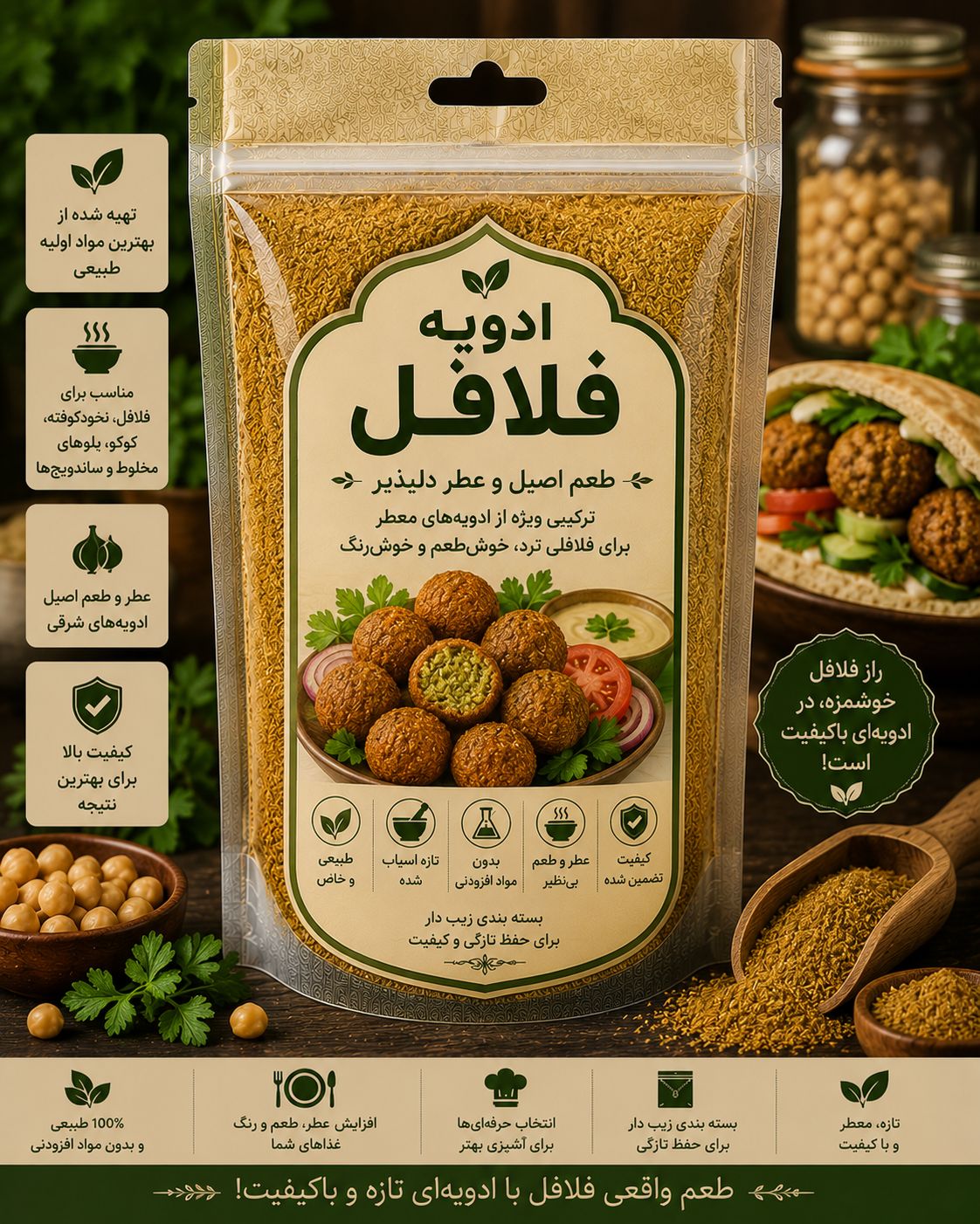 ادویه فلافل اعلا