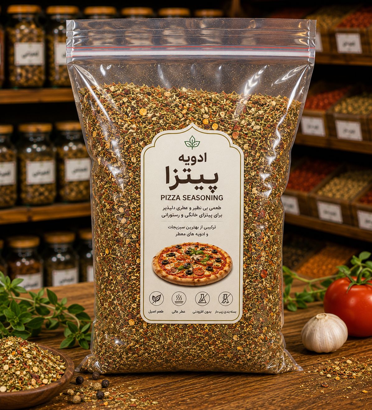 ادویه پیتزا اعلا
